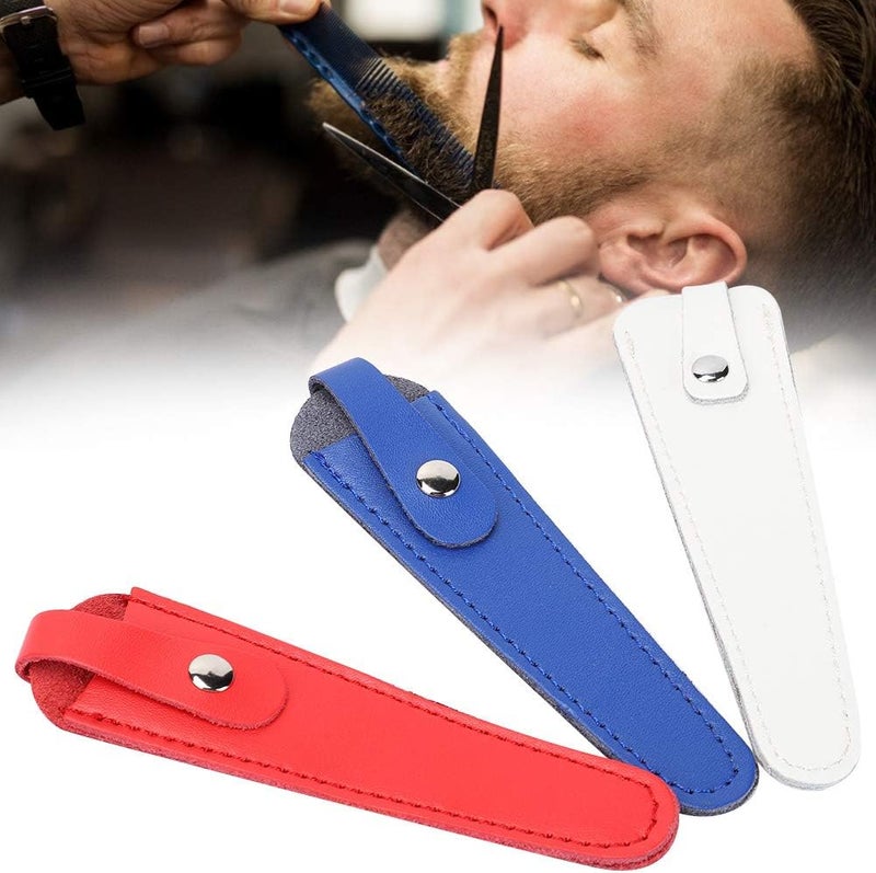 Zetiling Professional 3pcs Scissors Bag, PU Leather Hairdressing Scissors Holster for Salon Barber - Image 1